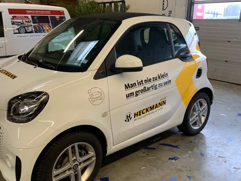 Smart, Vollbeklebung – Heckmann