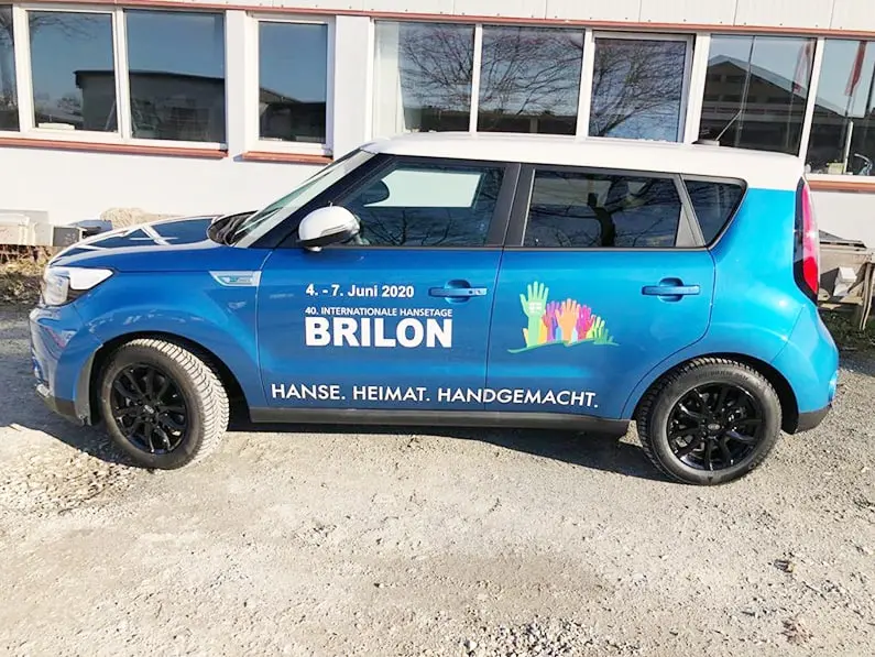 Teilbeklebung – Hanse. Heimat. Handgemacht. Brilon