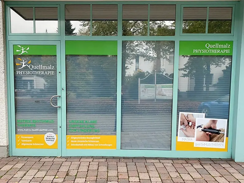 Schaufenster – Quellmalz Physiotherapie